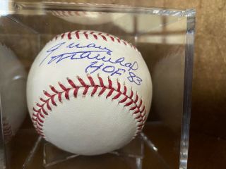Giants Hall Of Famer Juan Marichal Signed Baseball With Hof 83 - Jsa Authentic