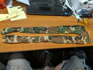 Set Of Vintage Camoflauge Bowhunting Recurve Bow Limb Covers