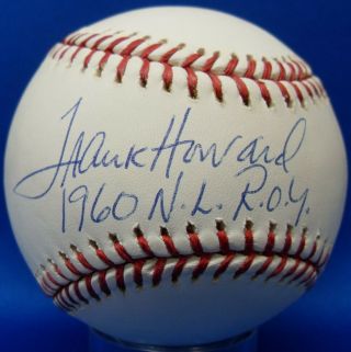 Jsa Frank Howard Autographed Signed Inscr Mlb Allan H.  Selig Baseball Dbb 500