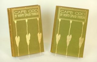 Henry David Thoreau / Cape Cod With Illustrations From Sketches In Colors 1st Ed