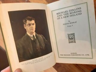 Michael Collins And The Making Of A Ireland Vol 1 Rare Antique Book Ira