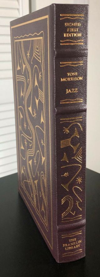 Jazz by Toni Morrison - Franklin Library - First Edition - SIGNED - 1992 3