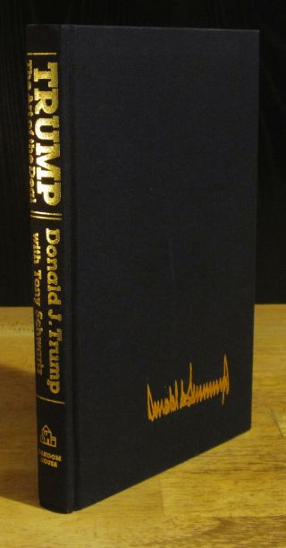 TRUMP: THE ART OF THE DEAL (1987) DONALD J.  TRUMP,  1ST EDITION,  1ST PRINTING 2