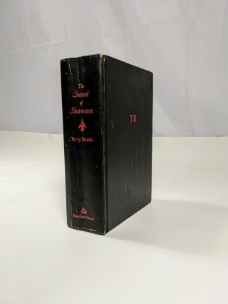 The Sword Of Shannara - Terry Brooks - Rare All Black Cover 1st Edition
