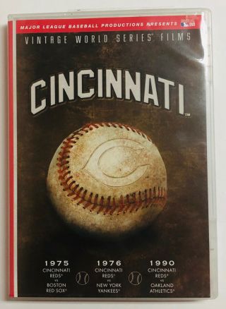 Cincinnati Reds Vintage World Series Films Dvd