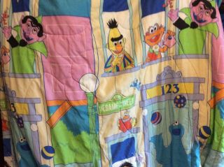 Vintage Sesame Street Twin Comforter Blanket