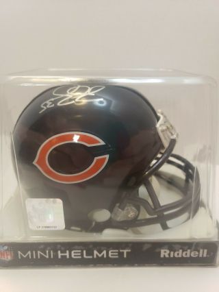 Zachary Boman 35 Autographed Signed Mini Helmet Riddell Chicago Bears