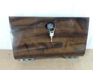 Vintage 1989 Cadillac Brougham Glove Box Door Cover With Key And