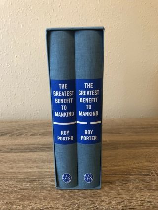 The Greatest Benefit To Mankind By Roy Porter (2 Vols. ) - Folio Society