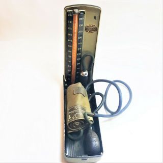 Vintage Tycos Blood Pressure Cuff & Baumanometer Blood Pressure Monitor Case