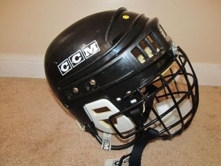 Vintage Black Mht2 Hockey Helmet - Large