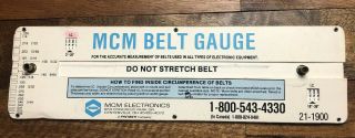 Vintage Mcm Belt Gauge For Cassette Tape Decks Reel To Reel Tool