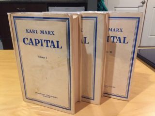 Karl Marx ' s Capital,  Three 3 Volumes Hardcover Progress Publishers.  Das Kapital 2