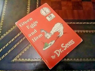 Green Eggs And Ham By Dr.  Seuss Vintage First Book Club Edition 1960 Hardcover