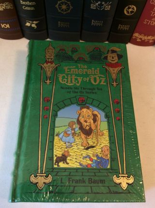 The Emerald City Of Oz - Novels 6 - 10 In One Book By L.  Frank Baum - Leather Illus