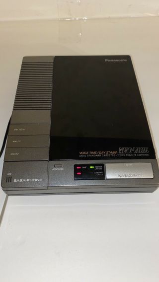 Vintage Panasonic Easa - Phone Auto Logic KX - T1460 Answering Machine,  Tapes 2