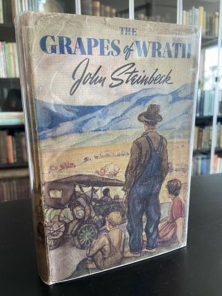 First Edition - The Grapes Of Wrath - Steinbeck - 8th Printing - April 1939