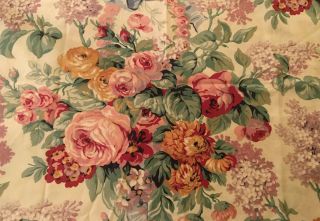 2 Ralph Lauren Vintage Allison Floral Bow Standard Pillow Cases Euc Usa