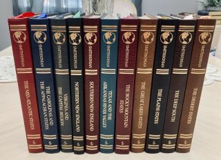 Smithsonian Guide To Historic America 11 Vol.  1st Ed.  Easton Press Leather Bound