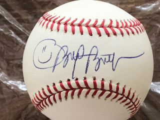 Brett Butler Signed Major League Baseball Autograph Braves Giants Dodgers