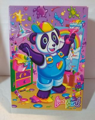 Vintage Lisa Frank Box 5x7 Painter Panda