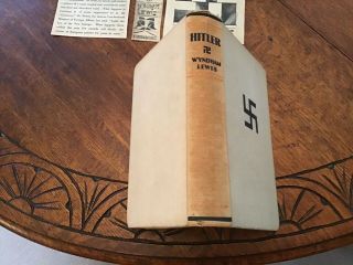 Hitler By Wyndham Lewis 1931 Chatto & Windus Cloth Binding 1st Edition 3