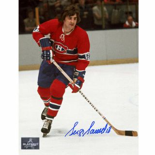 Serge Savard Montreal Canadiens Signed 8x10 Action Photo
