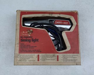 Vintage Sears Dc Powered 6 - 12v Timing Light 21171