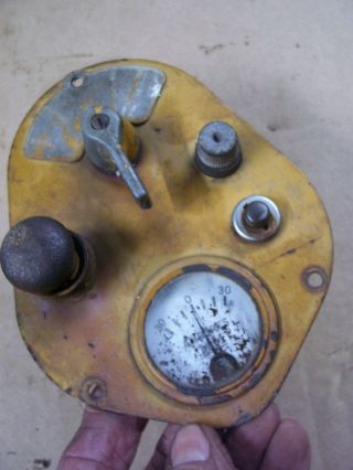 Vintage Minneapolis Moline Z Tractor - Switch Panel - 1951