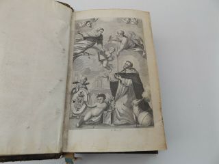 1827 Breviarium Praedicatorum Madrid Bible Latin Clasp Catholic Gauffered Edges