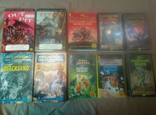 Fighting Fantasy Rpg Books,  Novels,  Guides & 10th Anniv Gamebook/diary 1993 Rare