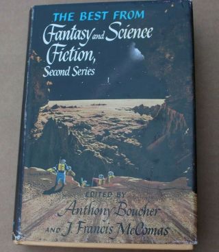 1952 The Best From Fantasy And Science Fiction 2nd Series 1st First Edition Book