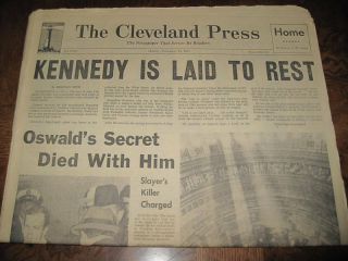 John F Kennedy Assassination Newspaper Full Set JFK News Papers 3