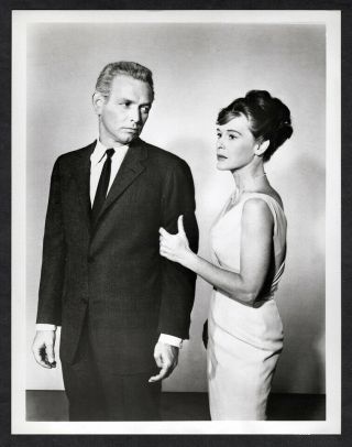 Vintage 1963 The Fugitive David Janssen Richard Kimble W/wife Stamped Abc Photo