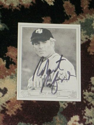 The Natural Robert Redford Signed Roy Hobbs Baseball Card Autograph 1
