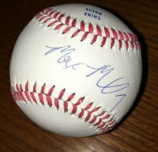 Max Muncy Los Angeles Dodgers All - Star Autographed Baseball College Style Auto