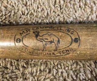 Antique Early 1900’s M.  R.  Campbell Inc Baseball Bat Major League Junior - Vintage