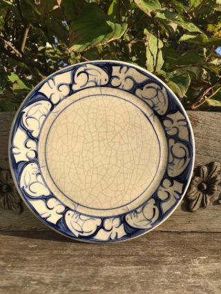 Vintage Dedham Pottery Bunny Rabbit Plate
