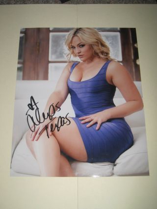 Porn Star Alexis Texas Signed 8x10 Sexy Photo Autograph 1