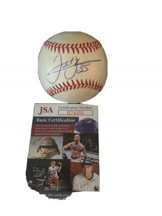 Frank Thomas Hof White Soxs Autographed On Major League Baseball/jsa