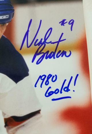 Neal Broten Signed Team USA 1980 Olympics 8x10 Miracle on Ice Photo Jsa 2