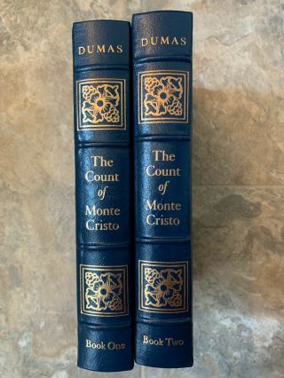Easton Press Famous Editions The Count Of Monte Cristo Dumas Book One And Two