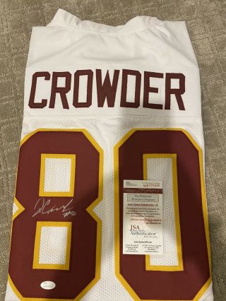 Jamison Crowder Signed Authentic Washington Redskins Jersey Jsa Witness