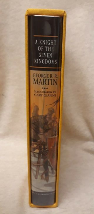 GEORGE R R MARTIN ☆ A KNIGHT OF THE SEVEN KINGDOMS ☆ SUBTERRANEAN PRESS SIGNED 3