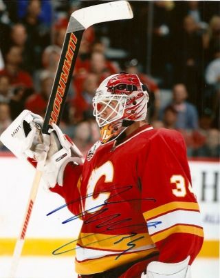 Calgary Flames Miikka Kiprusoff Autographed Signed 8x10 Photo
