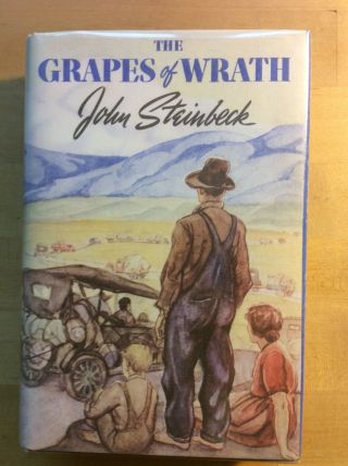 The Grapes Of Wrath Steinbeck 1st Edition 2nd Printing Before Publication 1939 V