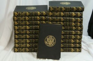 1897 Messages And Papers Of The Presidents 20 Vol Gilt Cover Spine Pages History
