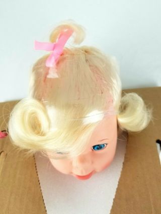 Vintage Mattel Tearful Baby Doll Smiles Drinks Bottle Wets Cries Tears 3