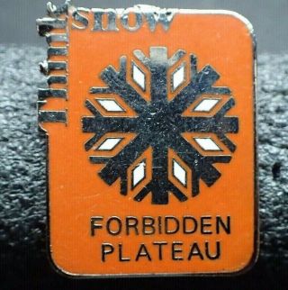 Vintage Ski Pin Forbidden Plateau Think Snow - Enamel Pin