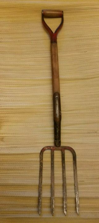 Antique/vintage Hay Pitch Fork - Sturde - Steel Indiana 41.  5 " Long
